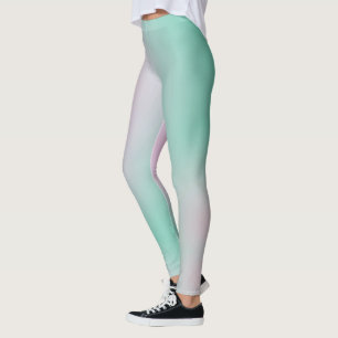 Leggings Colores Pastel Vibes Positivas Color turquesa páli