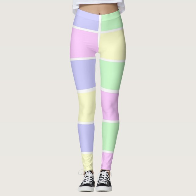 Leggings Colores suaves pasteles (Anverso)