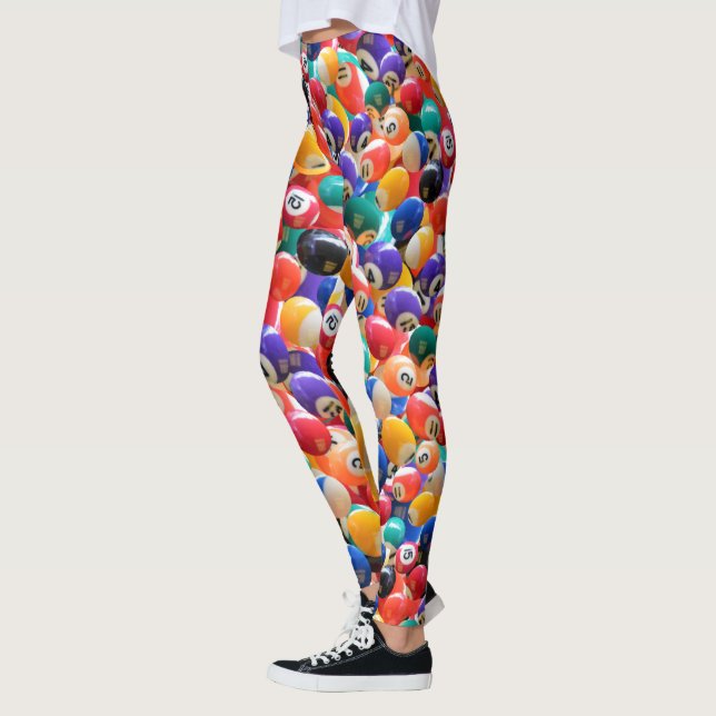 Leggings Colores Tradicionales De La Oleada, Piernas (Izquierda)