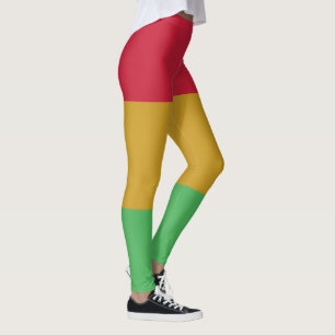 Leggings Colores verde amarillo rojo Junetdecilla