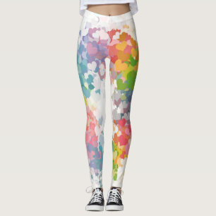 Leggings Colores verdes de color rosa rojo azul amarillo mo