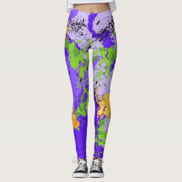 Leggings Colorful abstract energy wave