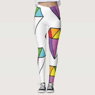 Leggings Colorful Diamond Cute Drawing