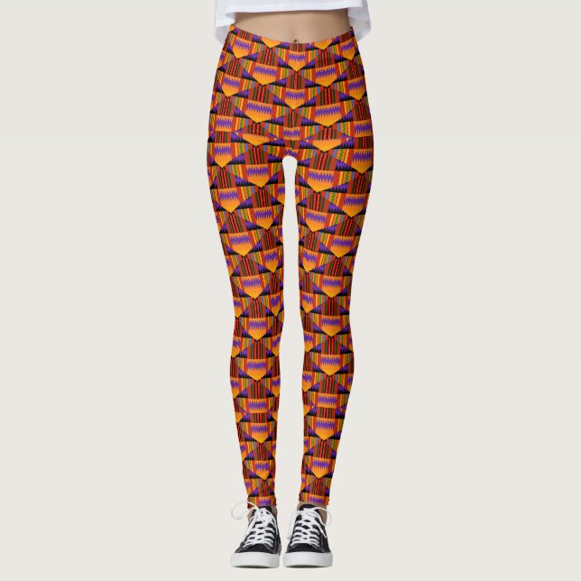 Leggings Colorful Kente (Anverso)