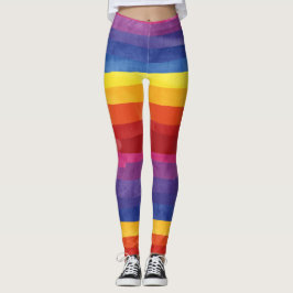 Leggings Colorful Love Stripes