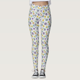 Leggings Colorful Retro Disco Pattern