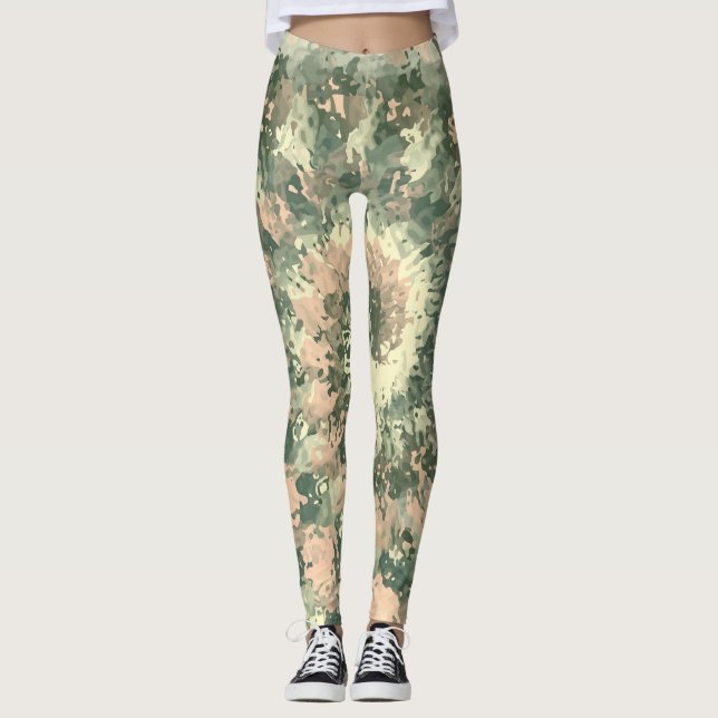 Leggings Colorida camuflaje militar (Anverso)
