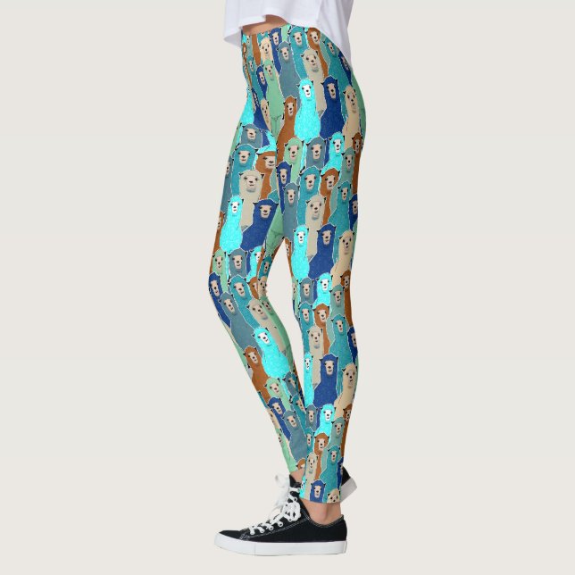 Leggings Coloridas alfombras florales de alpaca (Izquierda)