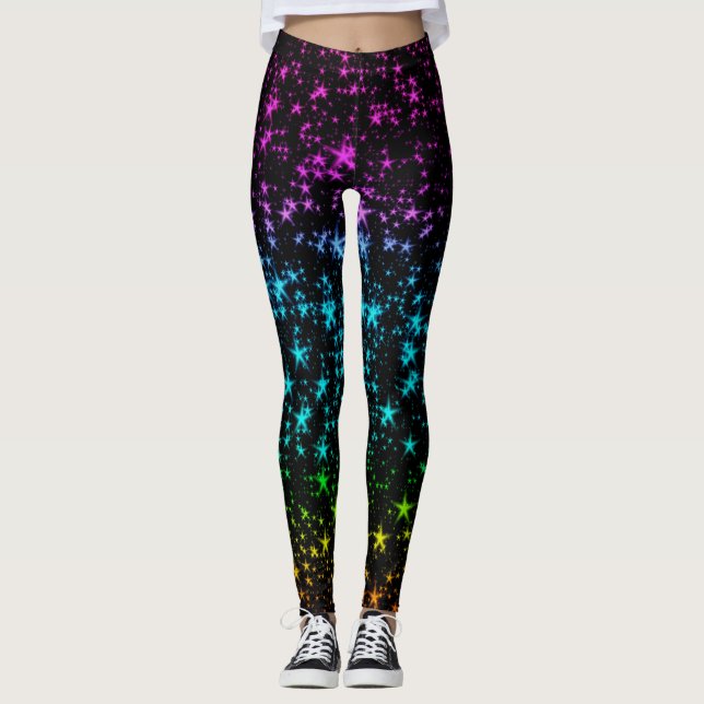 Leggings Coloridas estrellas (Anverso)