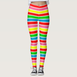 Leggings Coloridas franjas arcoiris Legando