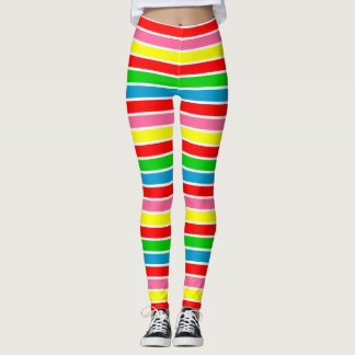 Leggings Coloridas franjas arcoiris Legando