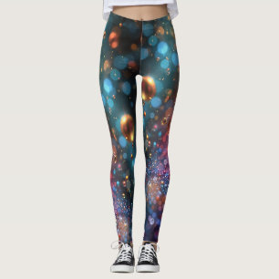 Leggings Coloridas hélices de burbuja