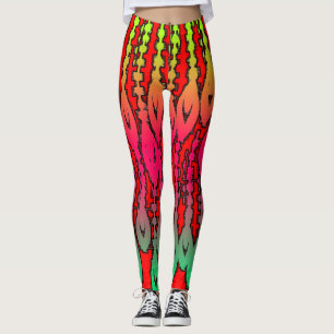 Leggings Coloridas Leggencias de diseño 3D digital: perfect