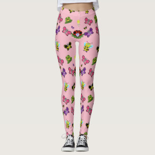 Leggings Coloridas Leggencias Jardín