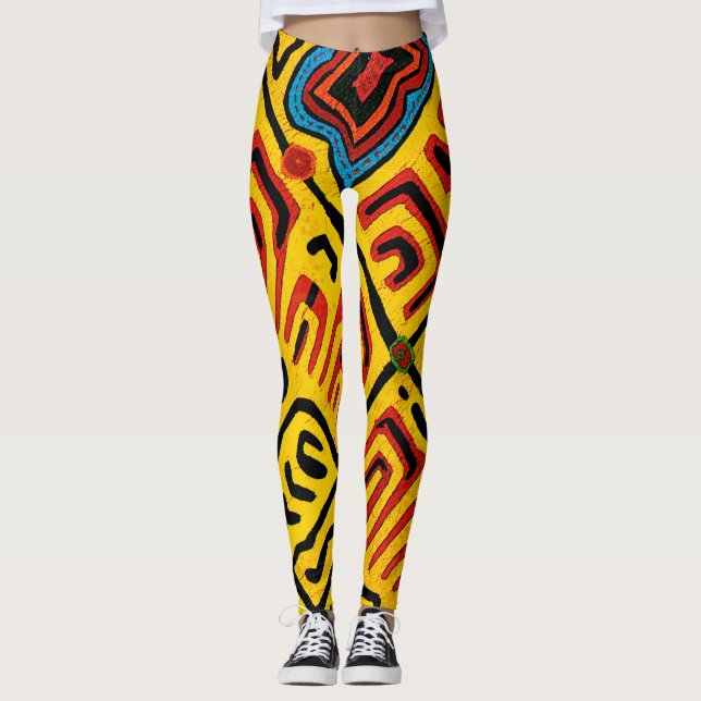 Leggings Coloridas legiones tribales (Anverso)