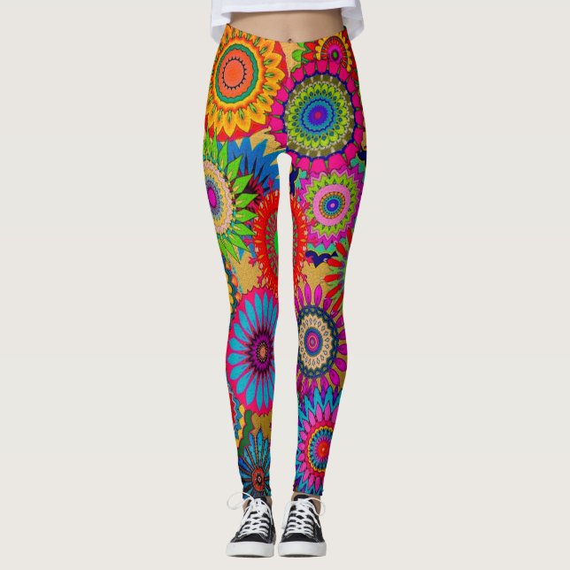 Leggings Coloridas Leyendas estilo bohemio (Anverso)