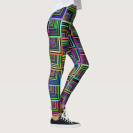 Leggings Coloridas leyendas geométricas