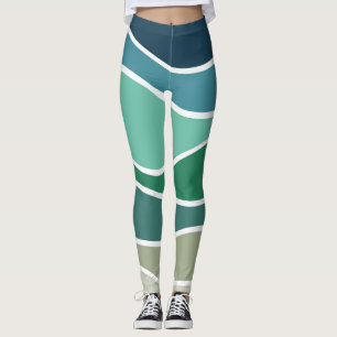 Leggings Coloridas olas oceánicas