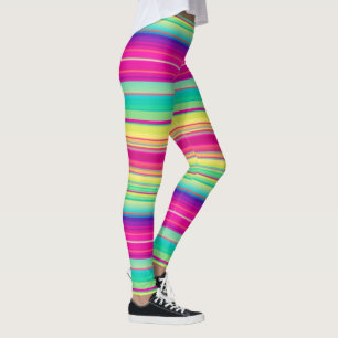 Leggings Coloridas piernas corridas de mujeres de banda bri