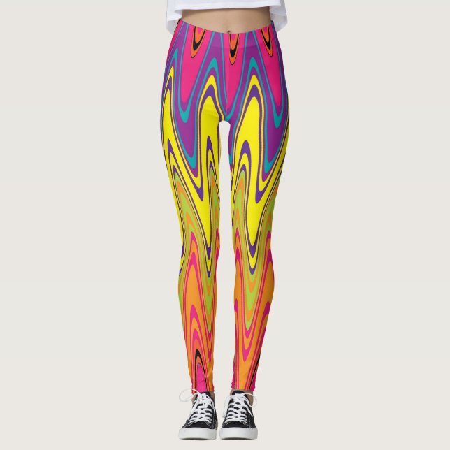 Leggings Coloridas piernas de mujeres (Anverso)