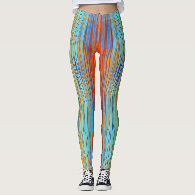 Leggings Coloridas piernas de mujeres (Anverso)