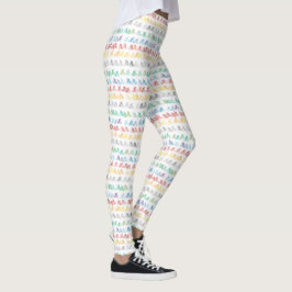 Leggings Coloridas piernas estampadas en bicicleta