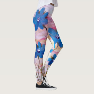 Leggings Coloridas Piernas Floridas
