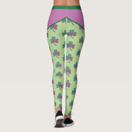 Leggings Coloridas Piernas Shamrock