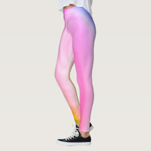Leggings Coloridas Piernas Swirl
