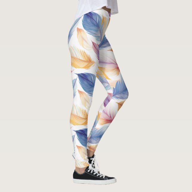 Leggings Coloridas plumas acuáticas (Derecha)