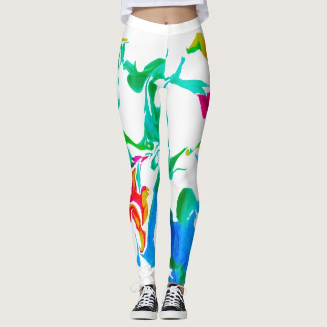 Leggings Coloridas telarañas (Anverso)