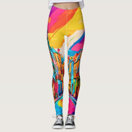 Leggings Coloridas vibraciones de la calle