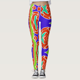 Leggings Coloridas y vibrantes leyendas "Ratti_Creative_Art