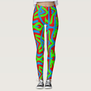 Leggings Coloridas y vibrantes leyendas "Ratti_Creative_Art