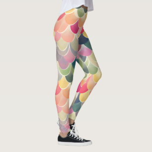 Leggings Colorido Abstracto Patrón alegre