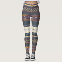 Colorido arte tribal azteca azul morado oscuro