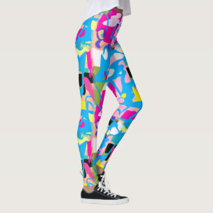 Leggings Colorido Grafitti Splash