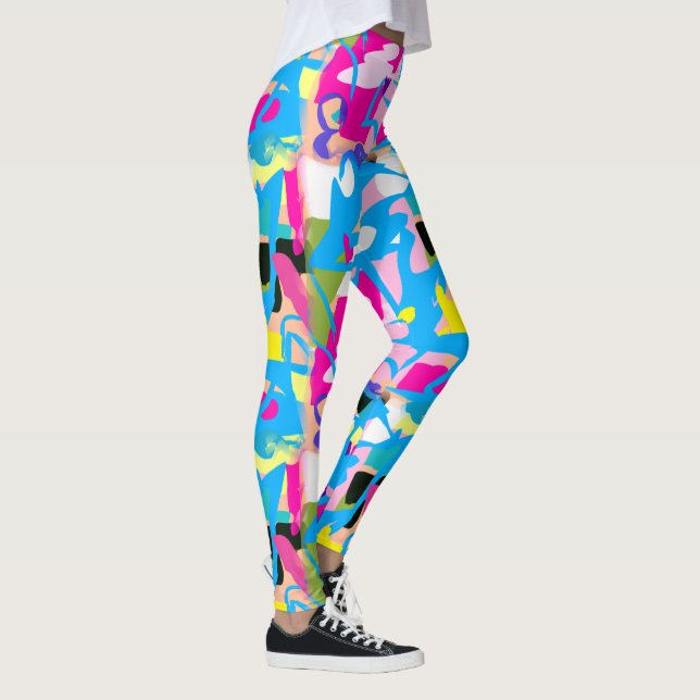 Leggings Colorido Grafitti Splash (Derecha)
