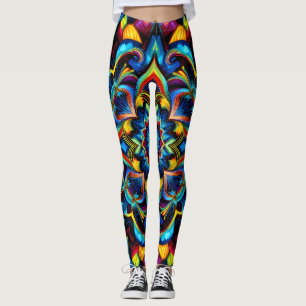 Leggings Colorido Kaleidoscope Mandala Design Mug, almohada