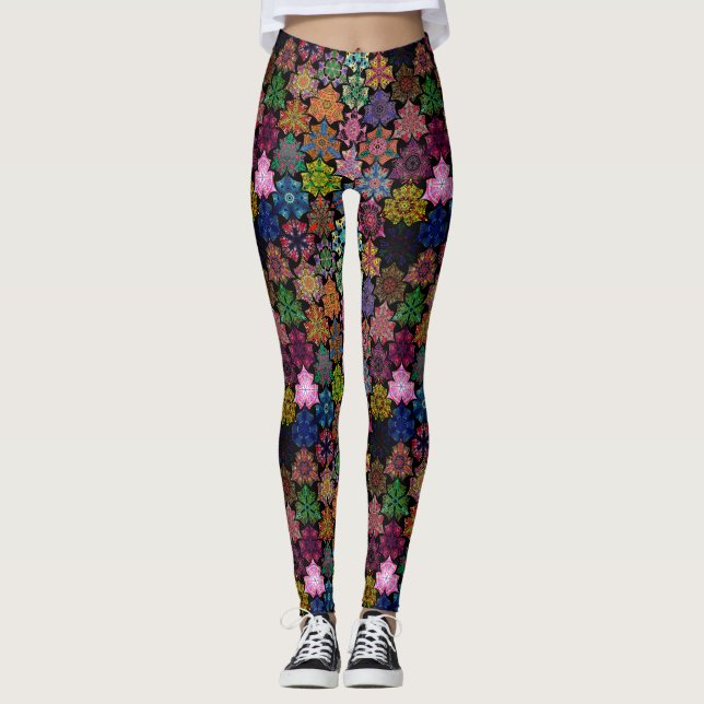 Leggings Colorido patrón Boho Mandala (Anverso)