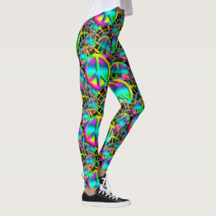 Leggings Colorido patrón continuo de PEACE + tus ideas
