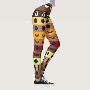 Leggings Colorido patrón de arte de decoración tribal