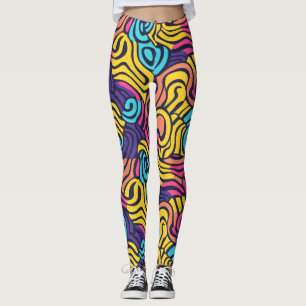Leggings Colorido Resumen Alegre