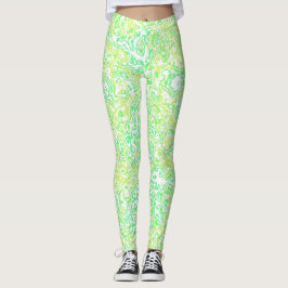 Leggings Colorido Trippy Groovy Funky Mármol Hippie