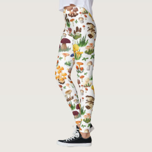 Leggings Coloridos champiñones