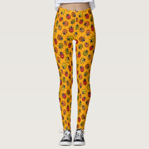 Leggings Coloridos ladybugs