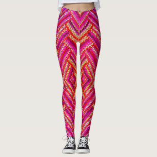 Leggings Coloridos patrones ondulados