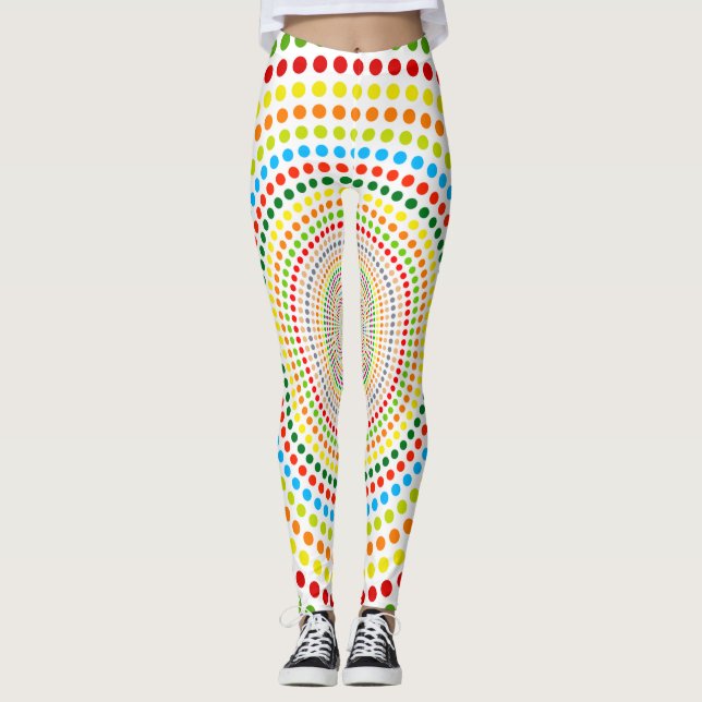 Leggings Coloridos puntos de golosinas (Anverso)