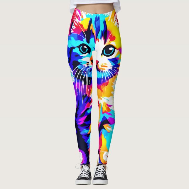 Leggings Colorous Kitty Splash (Anverso)