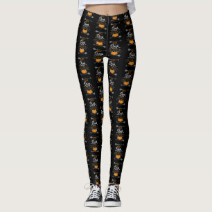 Leggings Coma la bebida y sea caída agradecida de la acci